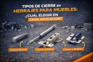 Tipos de cierre en herrajes para muebles como elegir el ideal deacuerdo al mueble a fabricar