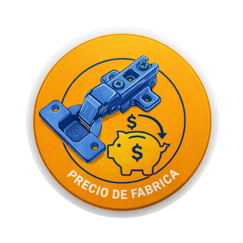 precio de fabrica de herrajes bisagras e insumos para muebles