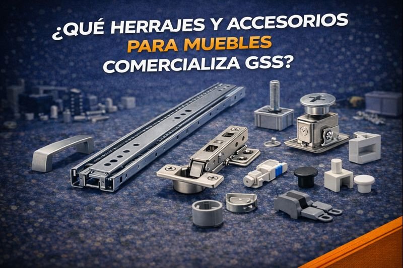 Herrajes y accesorios gss para casa de herrajes o fabricantes de muebles carpinteros
